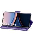 Klapkové puzdro pre Xiaomi Poco F7 Pro, Butterfly, fialové