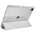 Puzdro pre iPad Pro 12.9" 2022/2021/2020 (6/5/4 gen.), Smartcase Hybrid, so slotom na stylus, sivé
