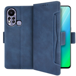 Klapkové puzdro pre Infinix Hot 11s, Card Slot, tmavomodré