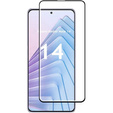 3D tvrdené sklo pre Xiaomi Redmi Note 14 5G, čierny rám