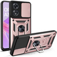 Obal na mobil pre Oppo A78 5G, CamShield Slide, ružové rose gold