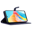 Klapkové puzdro pre Oppo A58 4G, Mandala, fialové