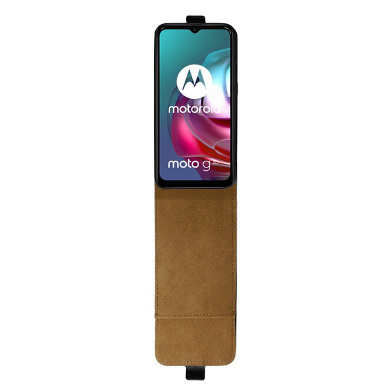 Klapkové puzdro pre Motorola Moto G10/G30, Flip, čierne