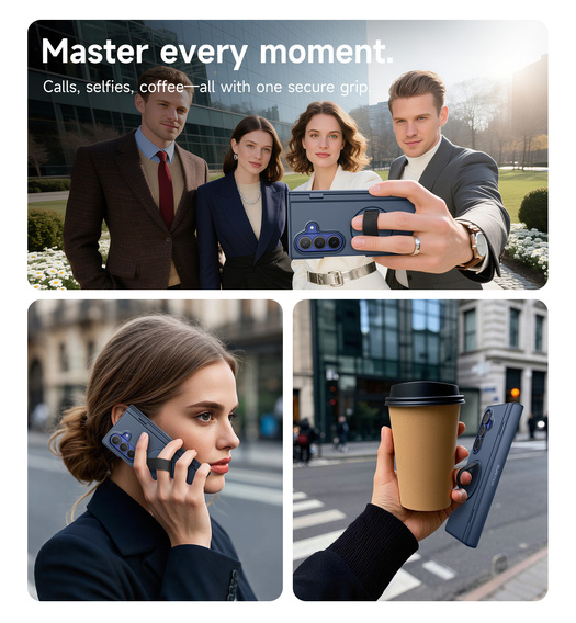 Puzdro Suritch s 360° stojanom a integrovanou ochranou displeja pre Samsung Galaxy Z Fold7