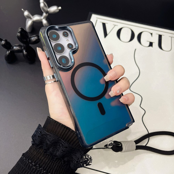 Puzdro pre Samsung Galaxy S25 Ultra, GKK Leather, čierne