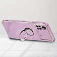 Obal na mobil pre Xiaomi Poco X4 Pro 5G, Electro Ring, fialové