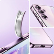 Puzdro pre Samsung Galaxy A55 5G, Electro MagSafe, ružové + sklo na displej