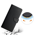 Flipové puzdro pre Samsung Galaxy Xcover 7, Split Leather, čierne