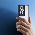 Puzdro DuxDucis pre Oppo Reno 11F 5G, Aimo case, transparentné / čierne