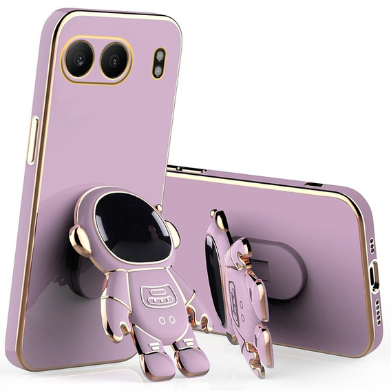 Obal na mobil pre OnePlus Nord 4, Astronaut, fialové