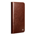 Flipové puzdro pre Samsung Galaxy S25 FE, QIALINO Leather Wallet, hnedé
