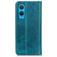 Flipové puzdro pre OnePlus Nord CE4 Lite, Split Leather, zelený
