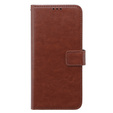 Klapkové puzdro pre Oppo A38 4G / Oppo A18 4G, Crazy Horse Wallet, hnedé