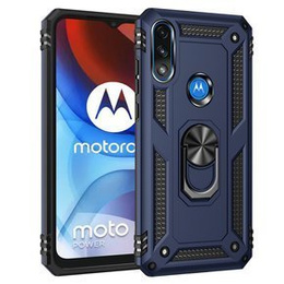 Pancierované obal na mobil pre Motorola Moto E7 Power / E7i Power, Nox Case Ring, tmavomodré