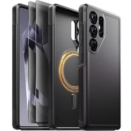 Puzdro pre Samsung Galaxy S25 Ultra, Tongate MECH Series Clip, čierne