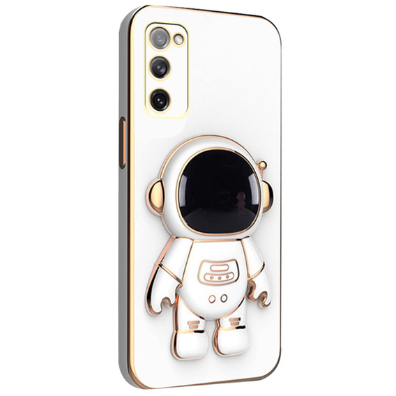 Obal na mobil pre Samsung Galaxy S20 FE, Astronaut, biele