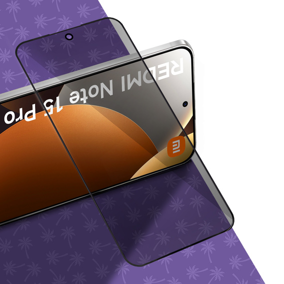 Tmavé sklo na ochranu súkromia Shy Palm pre Xiaomi Redmi Note 15 Pro 5G