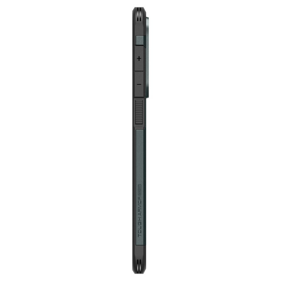 Puzdro Spigen pre Samsung Galaxy A36 5G, Tough Armor Mag MagSafe, čierne + tvrdené sklo 9H