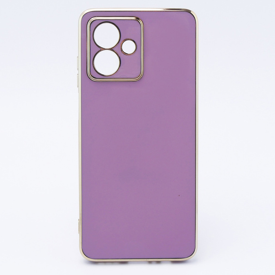 Puzdro pre Motorola Moto G54 5G, Glamour CamShield, fialové