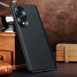 Kožené puzdro pre Honor 70 5G, leather hybrid, čierne