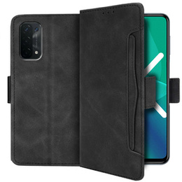 Klapkové puzdro pre OPPO A54 5G / A74 5G / A93 5G, Card Slot, čierne