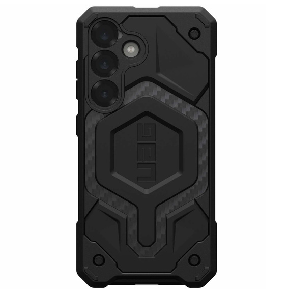 Puzdro Urban Armor Gear pre Galaxy S25+ Plus, Monarch Pro MagSafe, carbon čierne