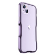 Puzdro LUPHIE pre iPhone 14 Plus, Armor Bumper, fialové