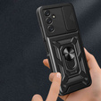 Obal na mobil pre Samsung Galaxy A14 4G/5G, CamShield Slide, čierne
