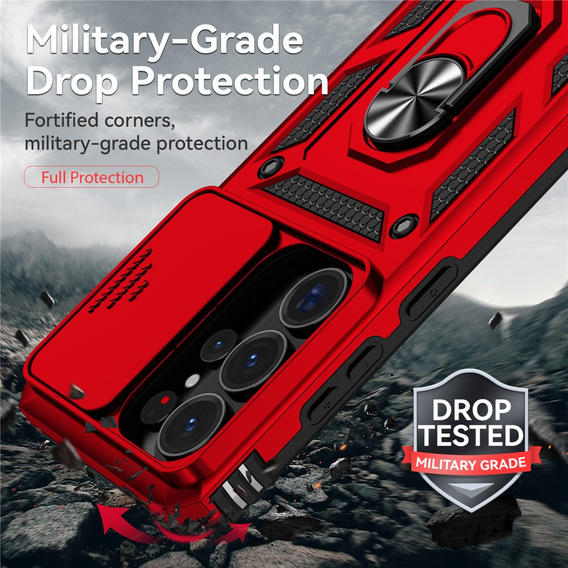 Puzdro s podstavcom a krytom objektívu pre Samsung Galaxy S26 Ultra