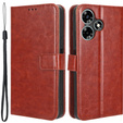 Klapkové puzdro pre Infinix Hot 30, Crazy Horse Wallet, hnedé