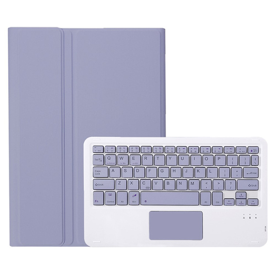 Puzdro s Bluetooth klávesnicou s dotykovou plochou pre Lenovo Idea Tab 11" 2025 TB336FU TB336ZU, fialové