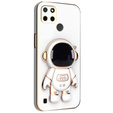 Obal na mobil pre Realme C21Y/C25Y, Astronaut, biele