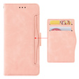 Klapkové puzdro pre Xiaomi Redmi Note 13 Pro+, Card Slot, ružové