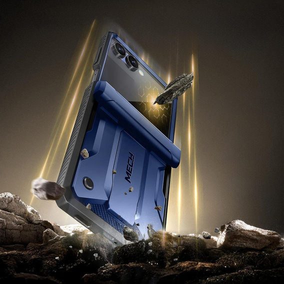 Puzdro Tongate MECH s MagSafe pre Samsung Galaxy Z Flip7 FE / Z Flip6, zelené