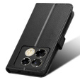 Klapkové puzdro pre Infinix Note 40 Pro, Wallet Smart Magnet, čierne