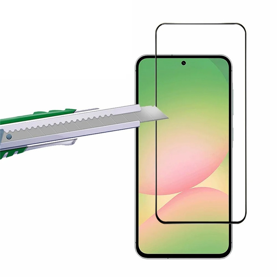 3D tvrdené sklo pre Samsung Galaxy A56, čierny rám