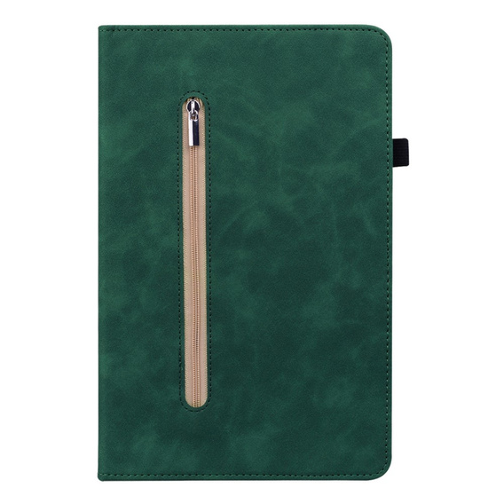 Obal na mobil pre Lenovo Tab P11 Gen 2, Wallet Pen Slot, zelený