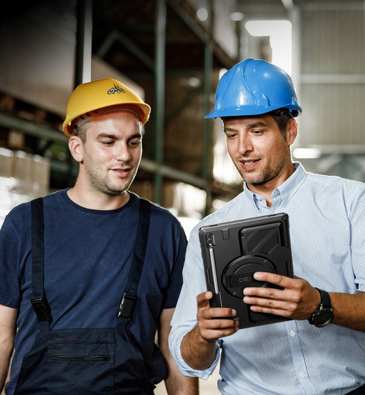 Puzdro Dexnor 360° s remienkom a držiakom na stylus pre Samsung Galaxy Tab S10 Ultra / S9 Ultra / S8 Ultra