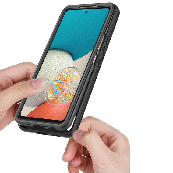 Puzdro pre Samsung Galaxy A53 5G, Shockproof, s fóliou, modré