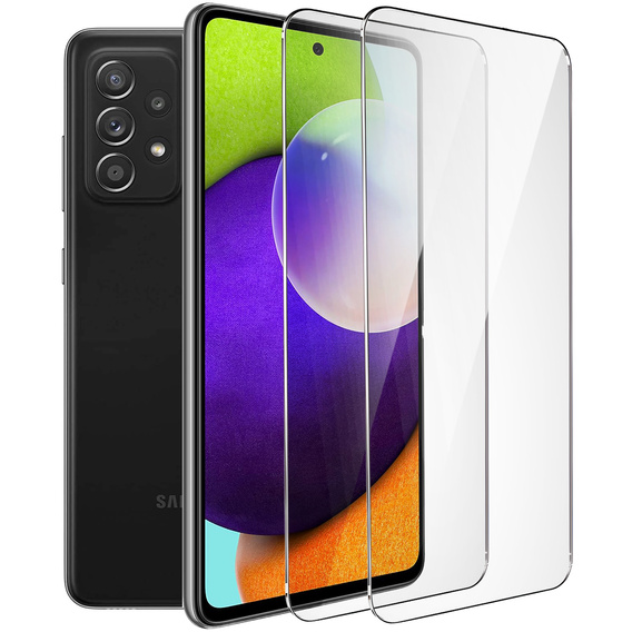 2x tvrdené sklo pre Samsung Galaxy A52 / A52s, ERBORD 9H Hard Glass na displeji