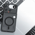 Puzdro pre Nothing Phone 3 5G, pre MagSafe, ERBORD Matt Case, čierny