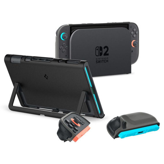 Puzdro pre Nintendo Switch 2, SPIGEN, Dual Grip, čierne 