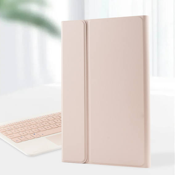Puzdro s klávesnicou Bluetooth a touchpadom pre Lenovo Tab K11 Plus - ružové