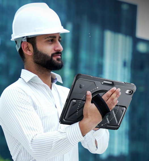 360° puzdro Dexnor s popruhom a držiakom na stylus pre iPad 11" 2025 A16 (11. generácia) / iPad 10,9" 2022 (10. generácia)