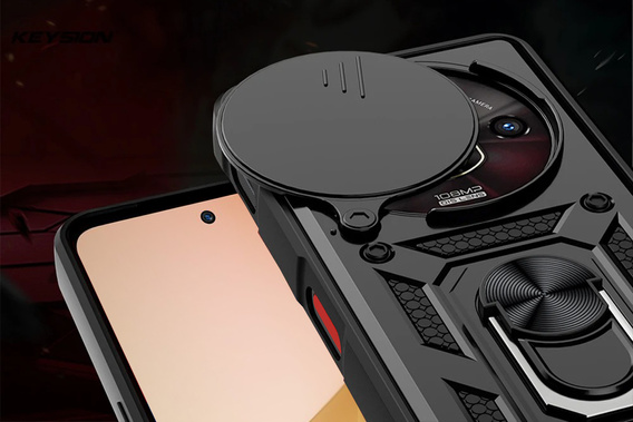 Obal na mobil pre Xiaomi Poco F7 5G, CamShield Slide, čierne