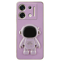 Obal na mobil pre Infinix Zero 30 5G, Astronaut, fialové