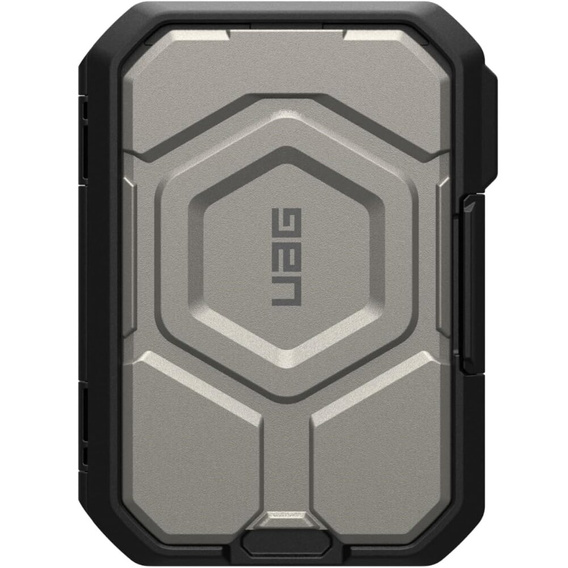 Urban Armor Gear Wallet MagSafe pre iPhone, strieborná