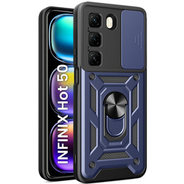 Obal na mobil pre Infinix Hot 50 4G, CamShield Slide, modré