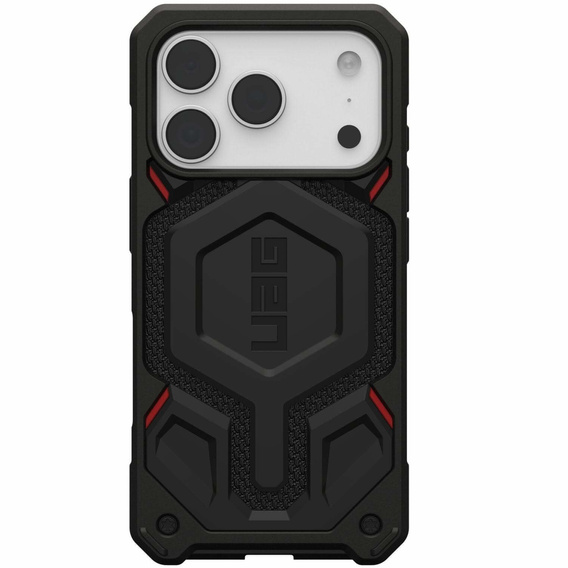 Puzdro Urban Armor Gear pre iPhone 17 Pro Max, Monarch Pro Kevlar MagSafe, kevlarová farba