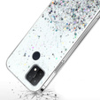 Obal na mobil pre Oppo A15 / A15s, Glittery, priehľadné